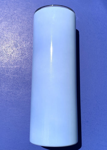 20oz Blue UV Color Change Sublimation Skinny (straight)