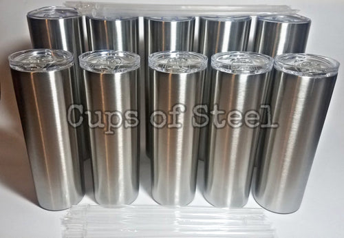 20 oz skinny stainless steel tumbler cup 