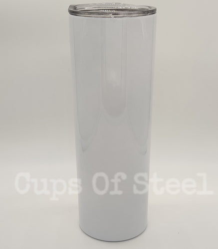 30oz Skinny Straight Sublimation No Taper  /Leaked proof lid with straw